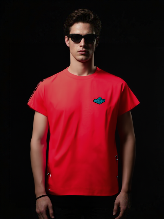 AMNESIA RED & BLACK T-SHIRT