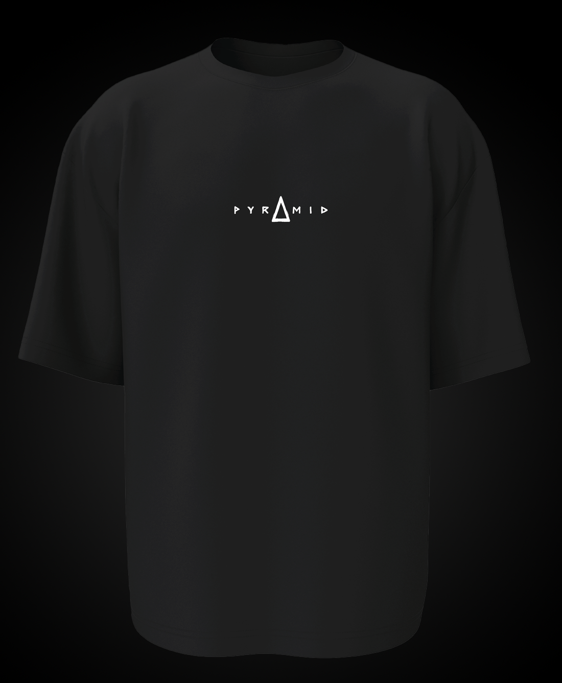 PYRAMID SYMBOLS BLACK T-SHIRT