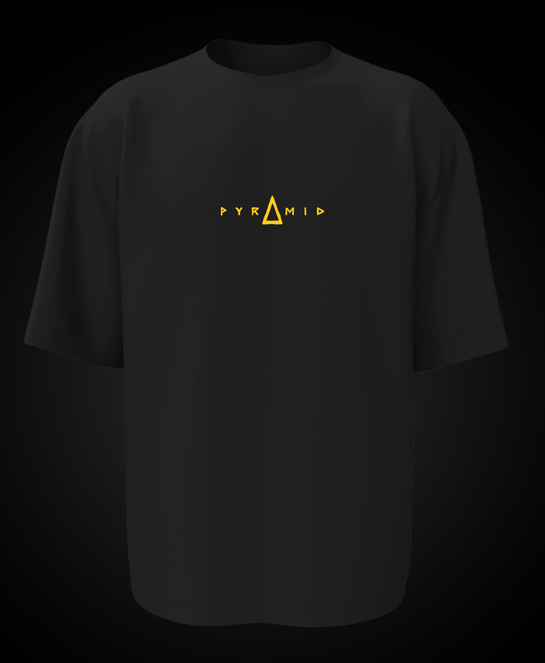 PYRAMID TECHNO YELLOW T-SHIRT