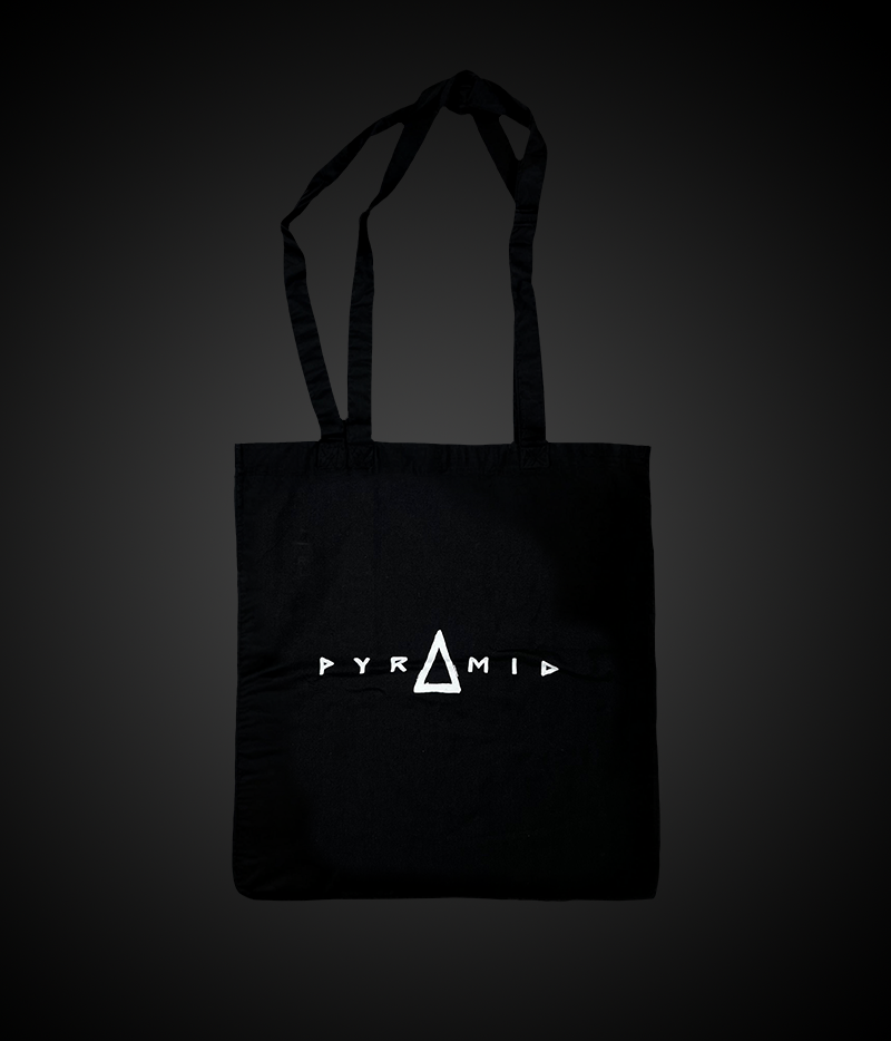 WHITE PYRAMID TOTE