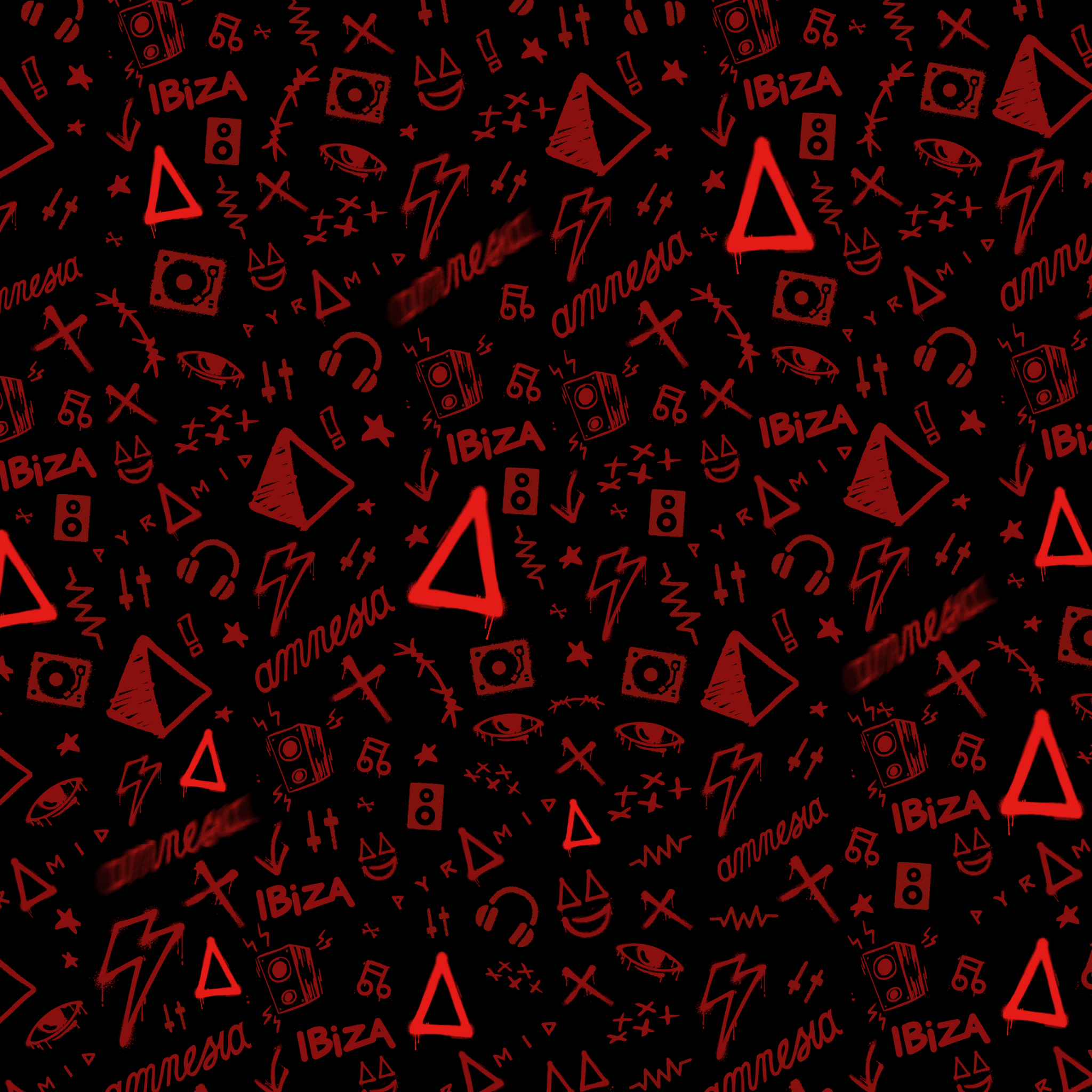 PYRAMID AT AMNESIA IBIZA SCARF
