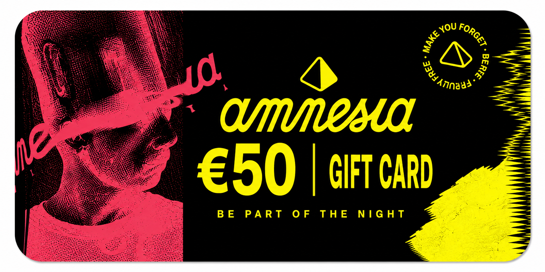 AMNESIA CLUBWEAR €50 GIFT CARD