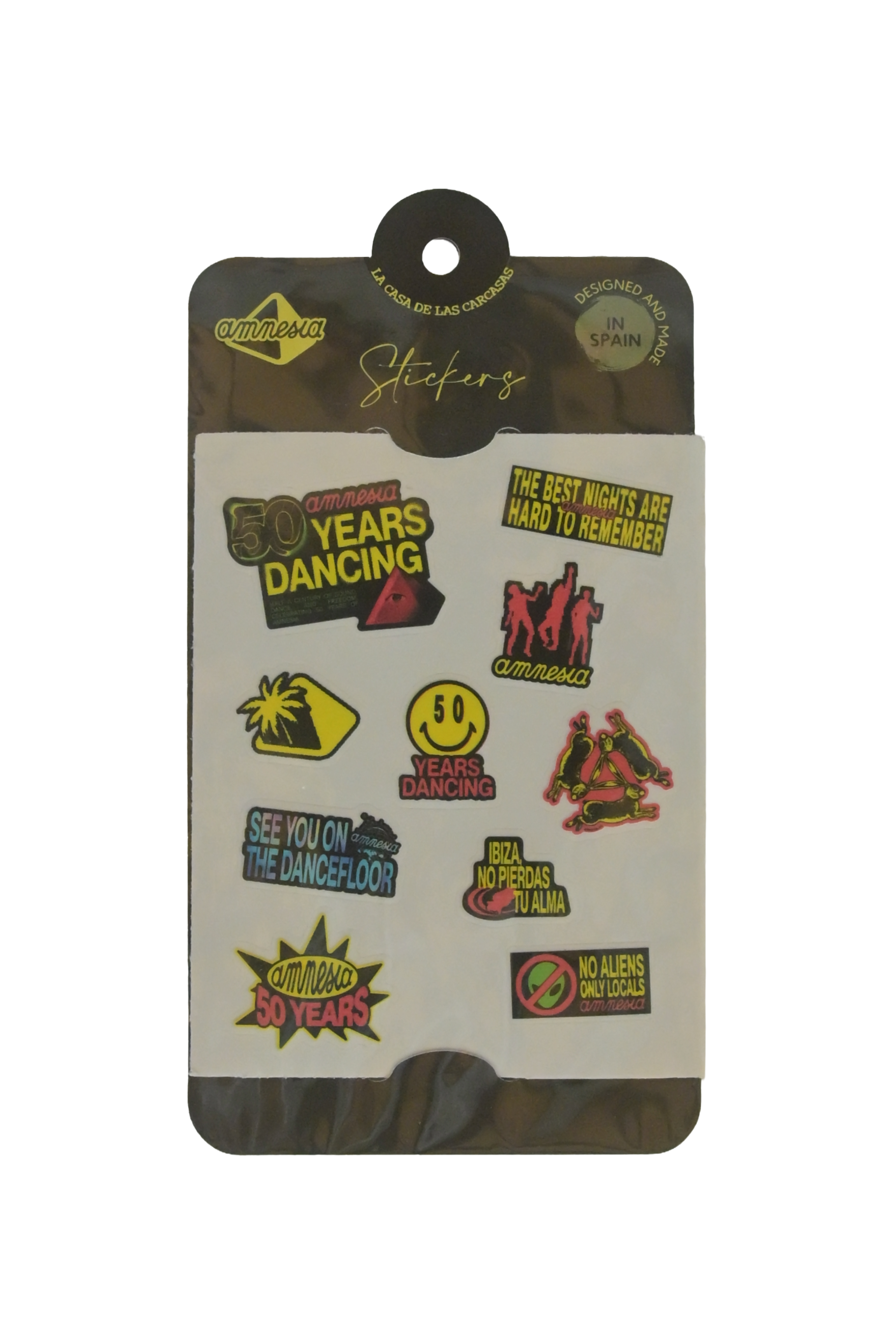 AMNESIA 50 YEARS DANCING STICKER PACK