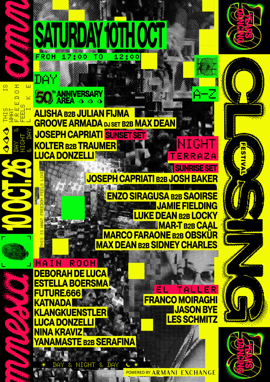 AMNESIA CLOSING PARTY 2026 POSTER