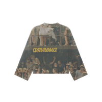 AMNESIA CLOSING CREWNECK WAFFLE