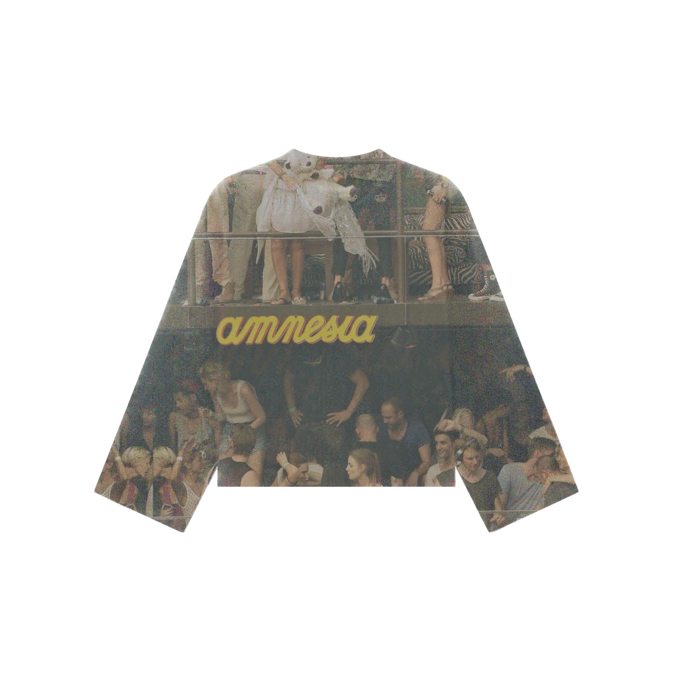 AMNESIA CLOSING CREWNECK WAFFLE