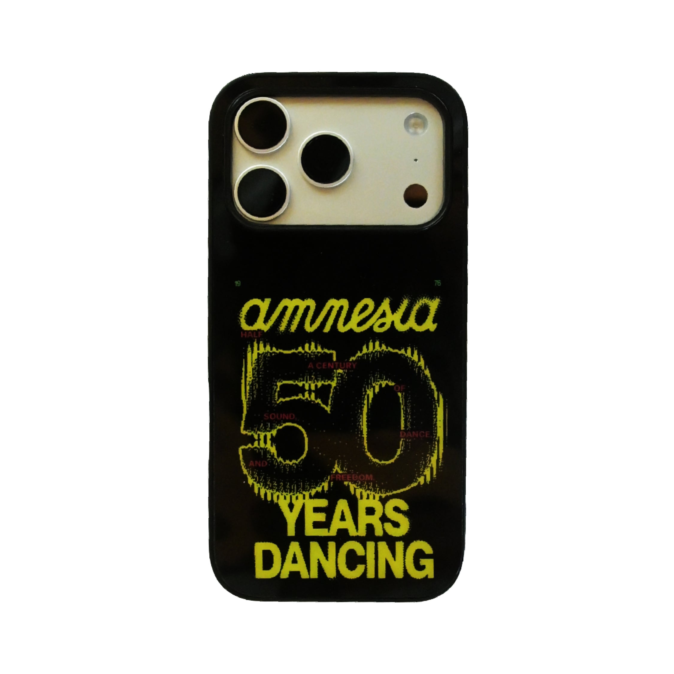 AMNESIA 50 YEARS DANCING PHONE CASE