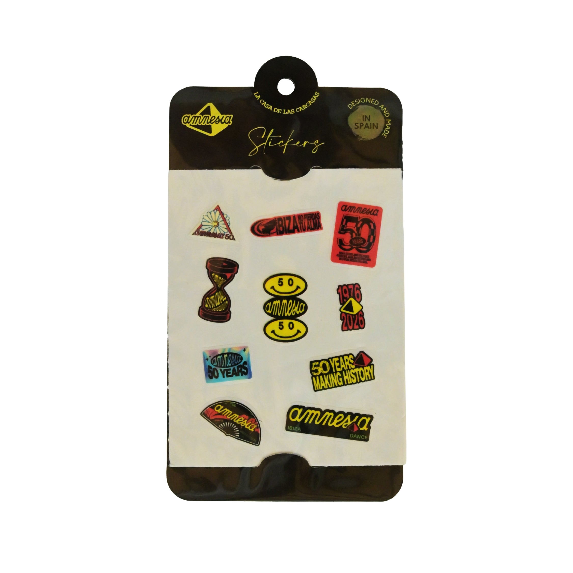AMNESIA 50th ANNIVERSARY STICKER PACK