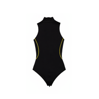 AMNESIA MOTION BODYSUIT BLACK