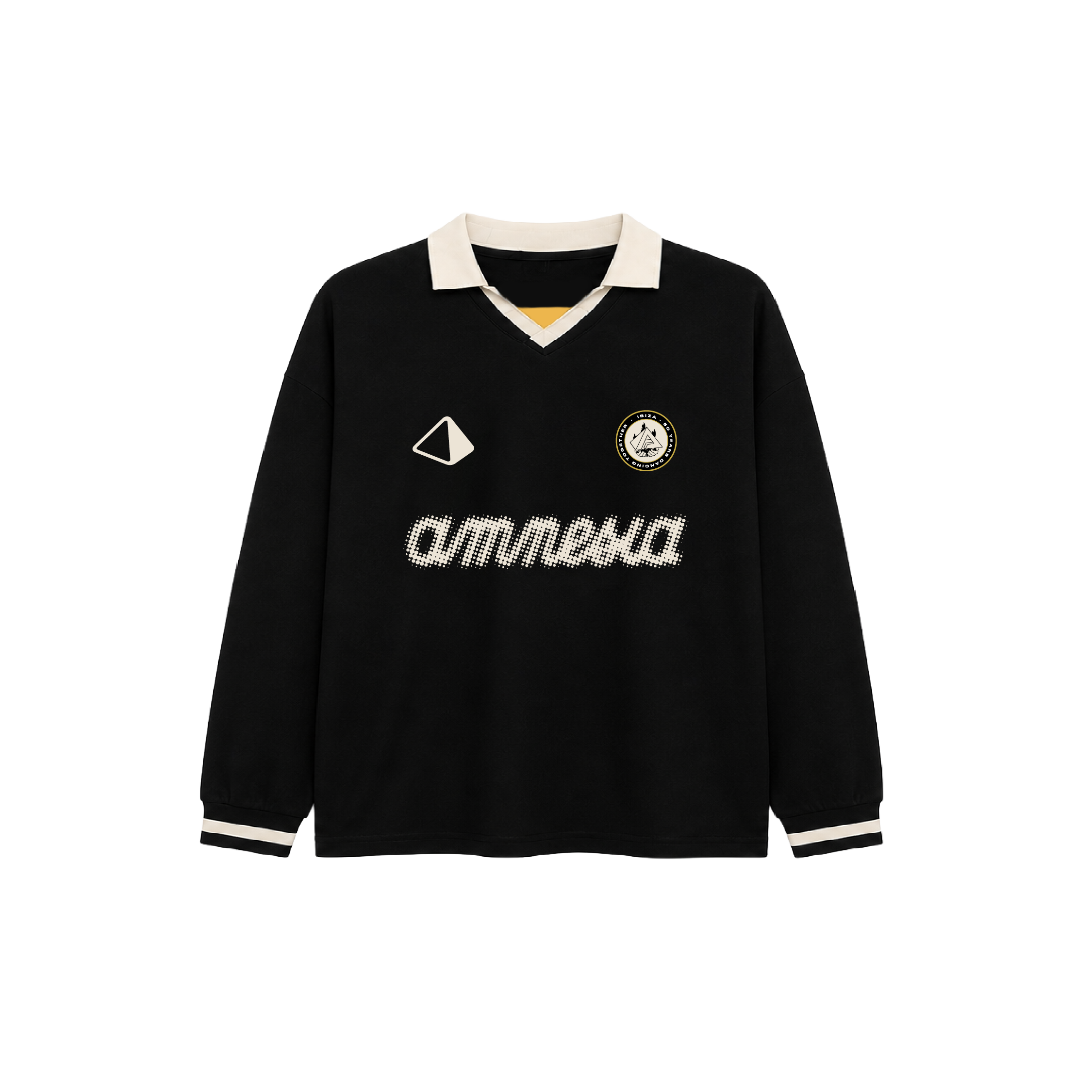 AMNESIA VINTAGE CLUB JERSEY BLACK