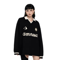 AMNESIA VINTAGE CLUB JERSEY BLACK