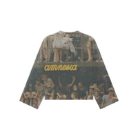 AMNESIA CLOSING CREWNECK WAFFLE