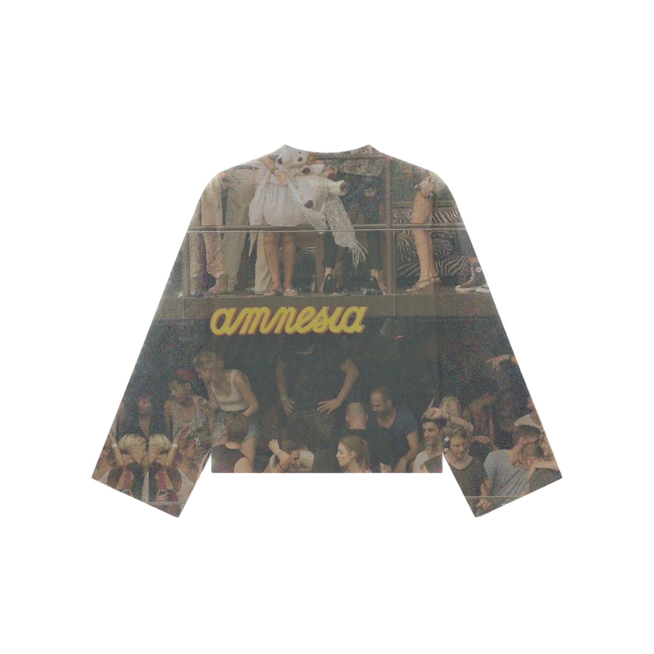 AMNESIA CLOSING CREWNECK WAFFLE