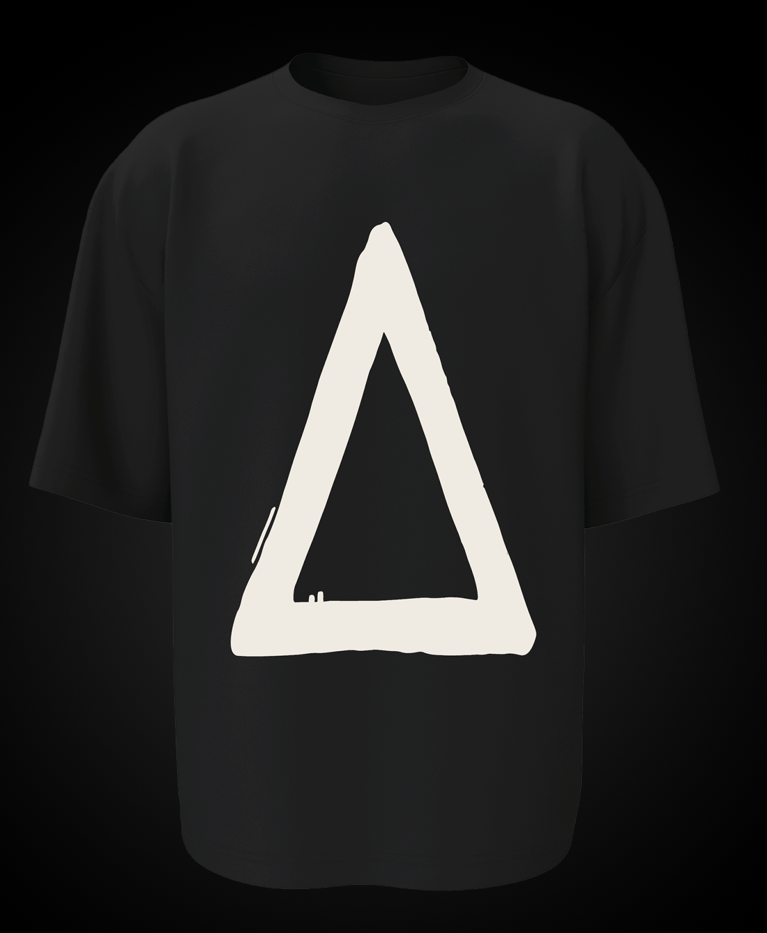 PYRAMID BONE T-SHIRT BLACK & WHITE