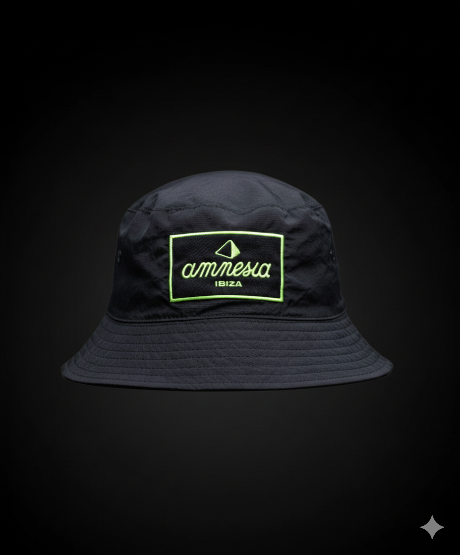 AMNESIA BUCKET HAT BLACK
