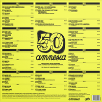 AMNESIA 50th ANNIVERSARY VINYL COLLECTION