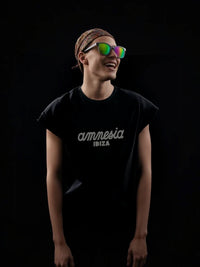 AMNESIA IBIZA BLACK T-SHIRT