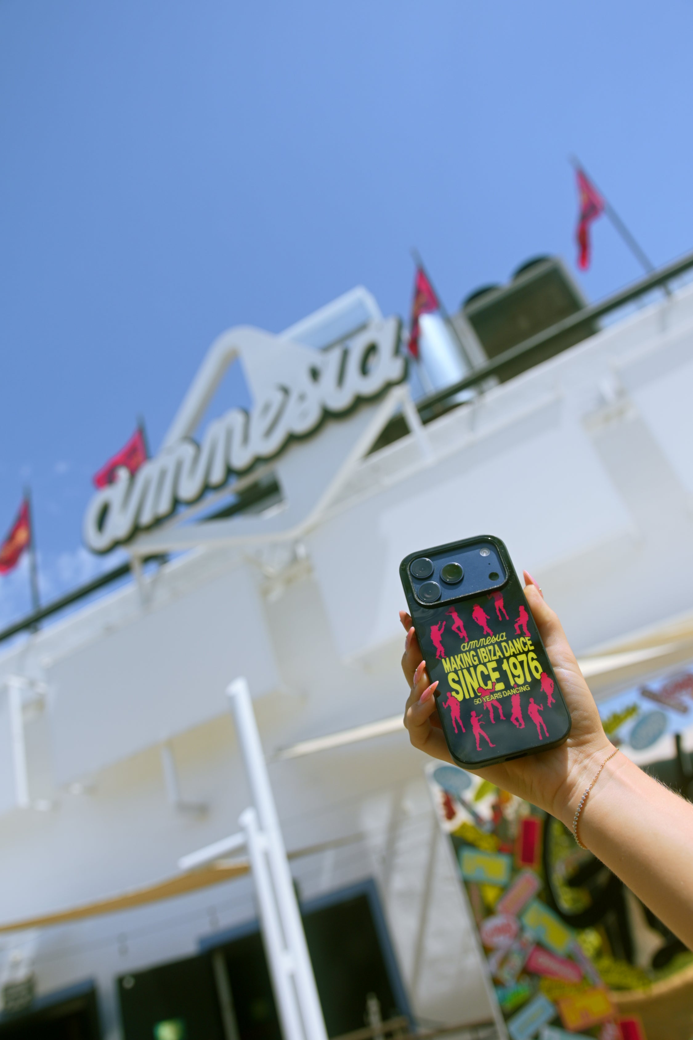 AMNESIA SINCE 1976 PHONE CASE