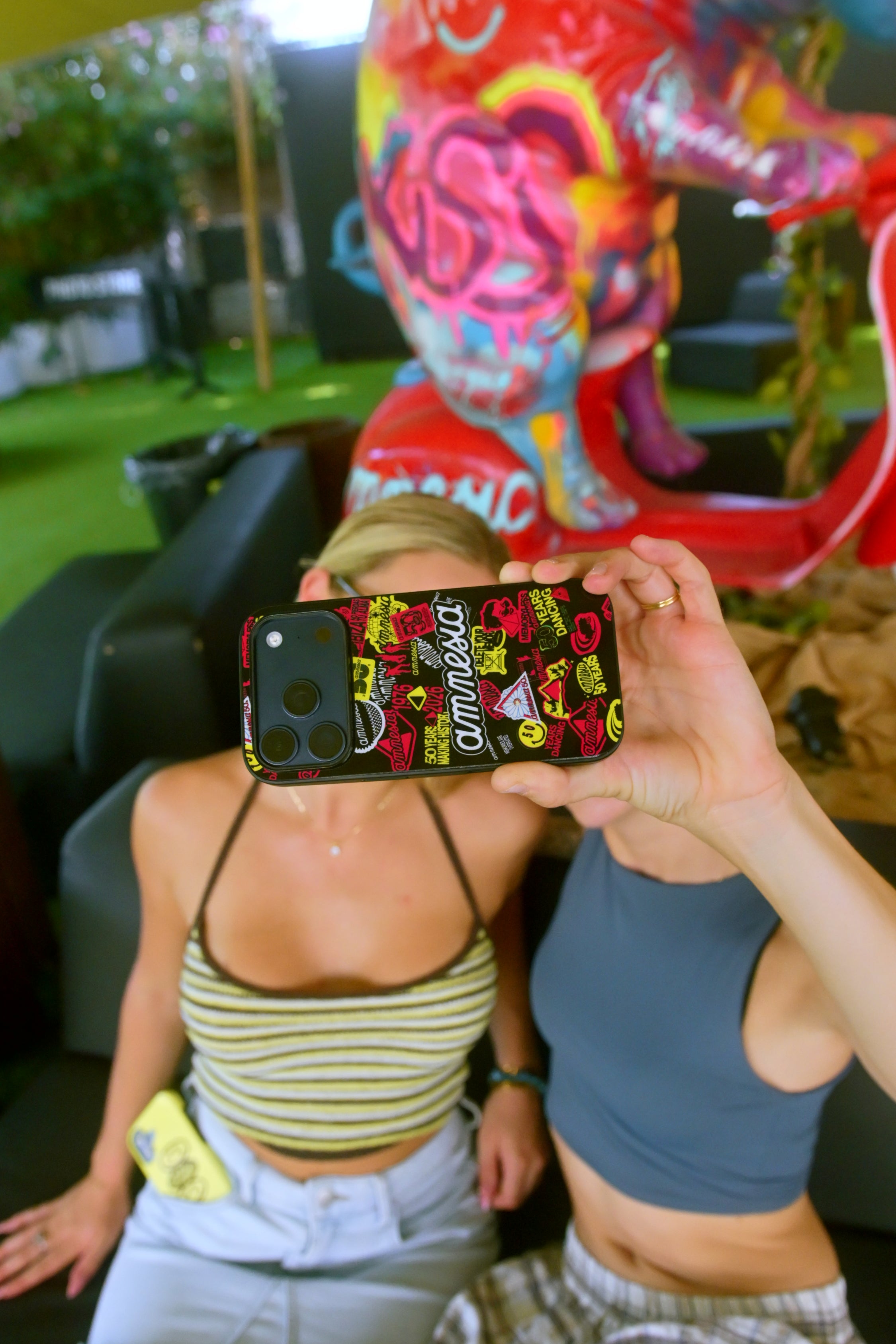 AMNESIA STICKERS PHONE CASE