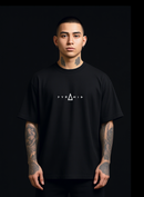 PYRAMID SYMBOLS BLACK T-SHIRT