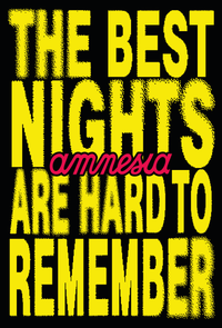 AMNESIA THE BEST NIGHTS POSTER