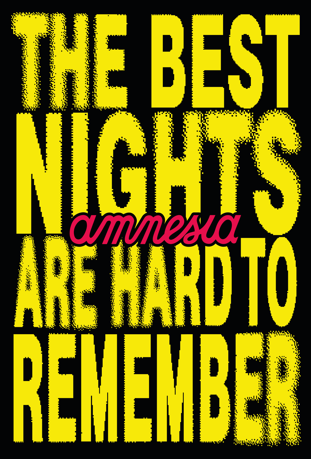 AMNESIA THE BEST NIGHTS POSTER