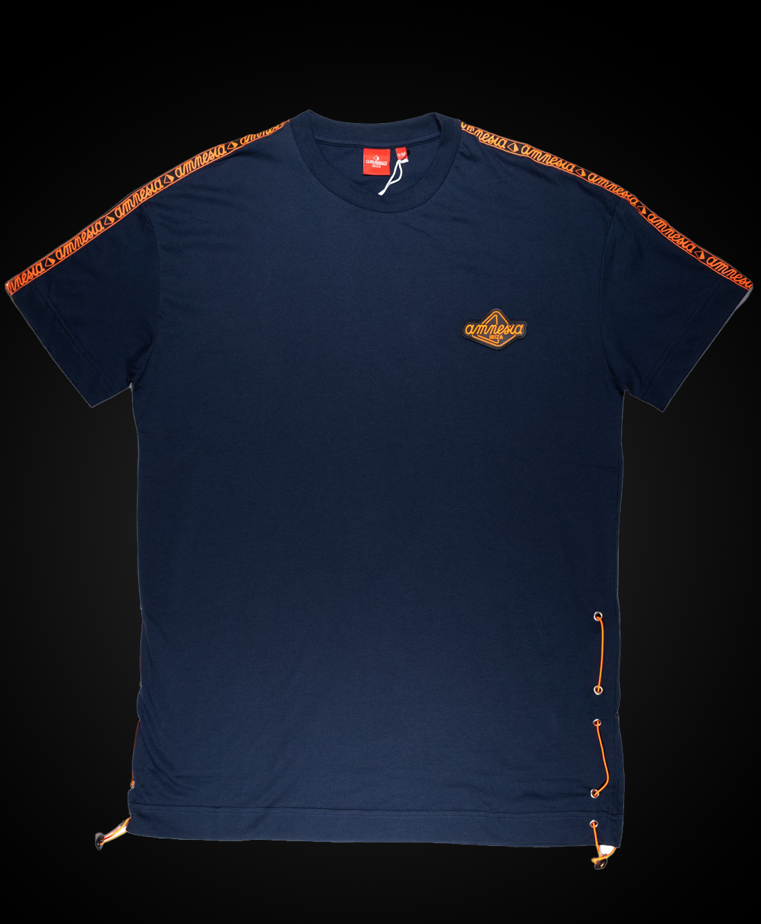 AMNESIA ORANGE & BLUE T-SHIRT