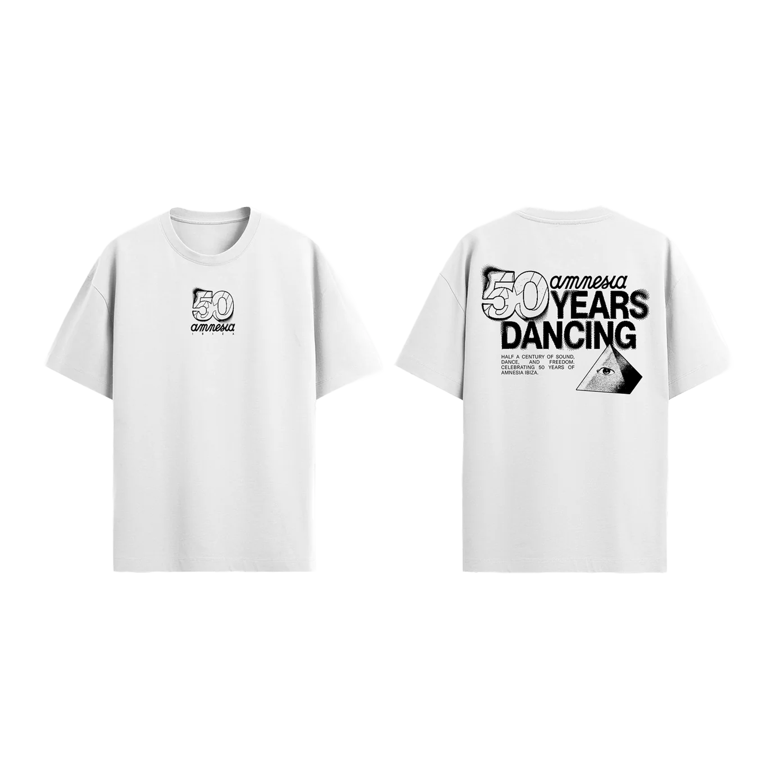 AMNESIA 50th ANNIVERSARY T-SHIRT