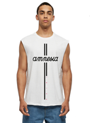 TWO LINES SLEEVELESS AMNESIA T-Shirt - SEASON 2025