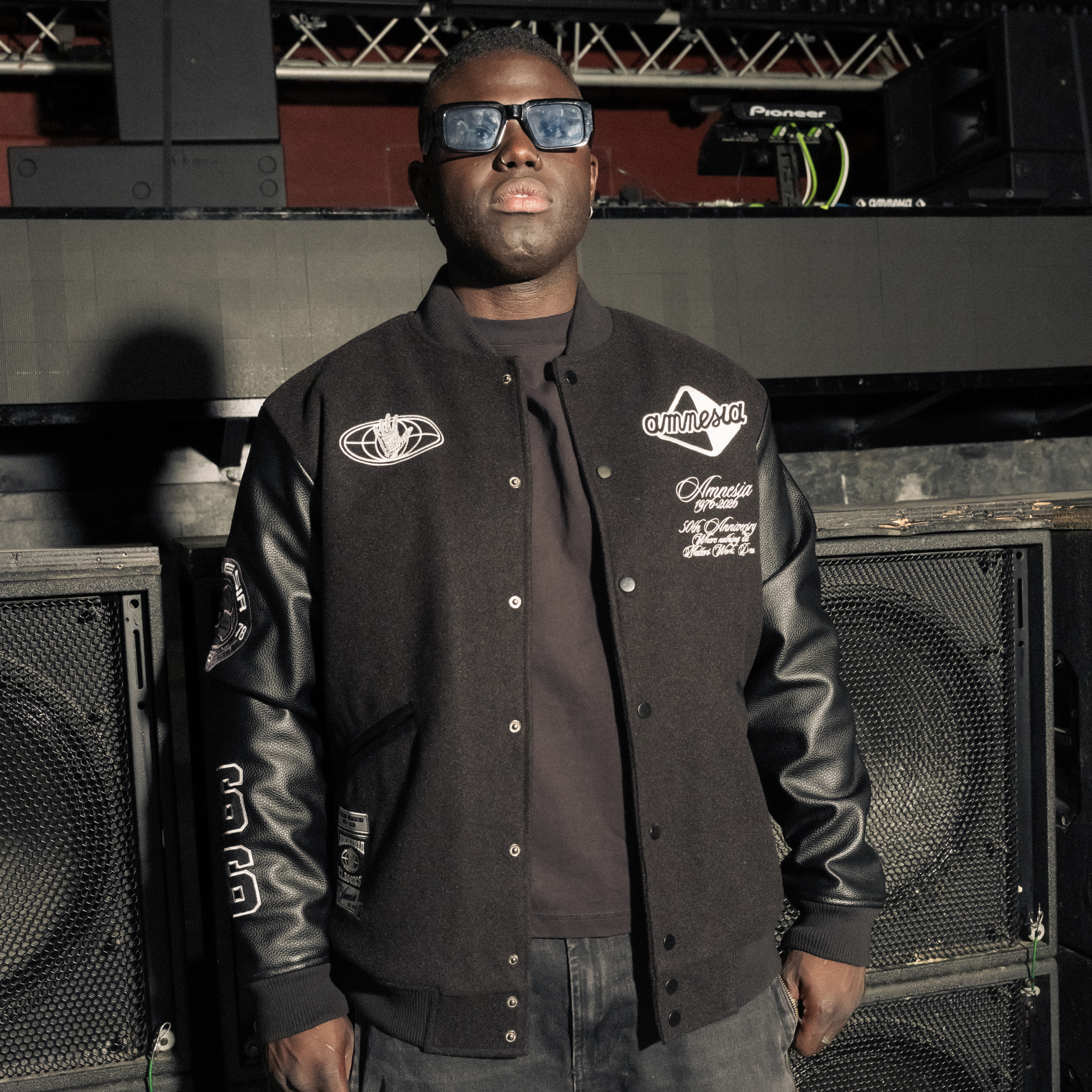 AMNESIA 1976 VARSITY BOMBER JACKET