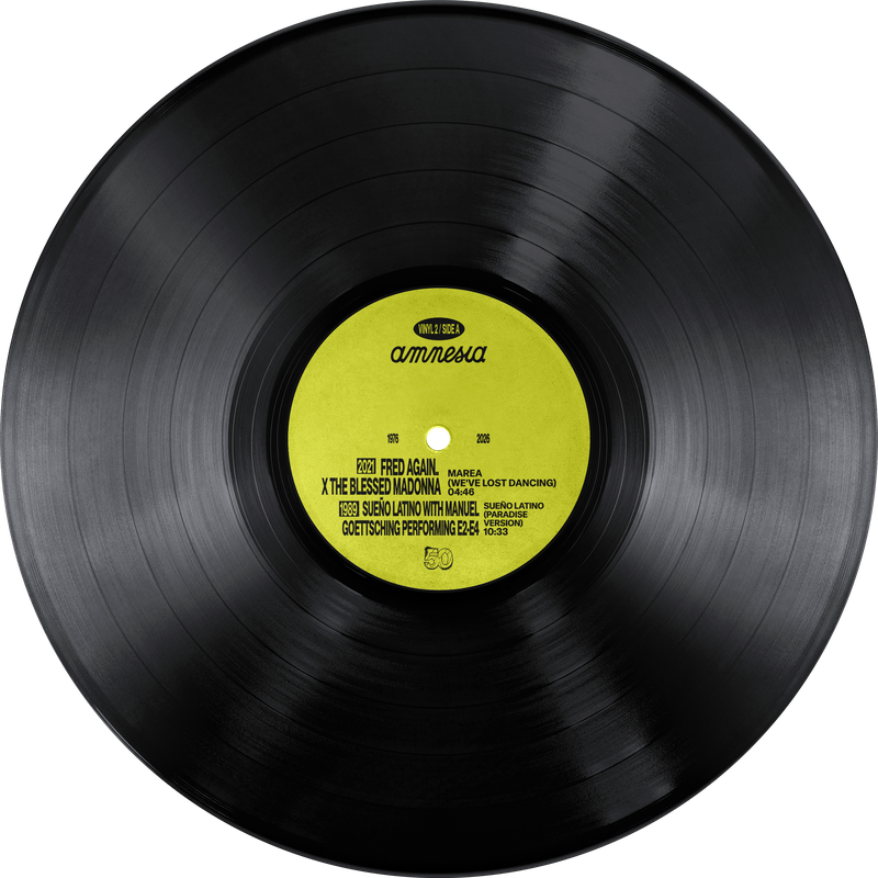 AMNESIA 50th ANNIVERSARY VINYL COLLECTION